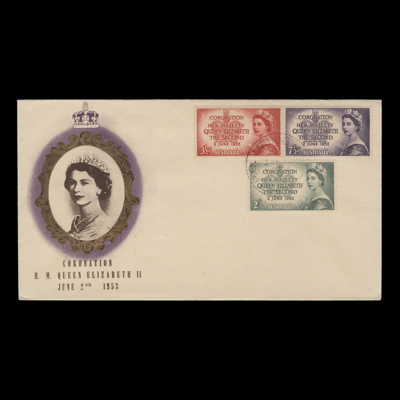 Australia 1953 Coronation first day cover, MELBOURNE