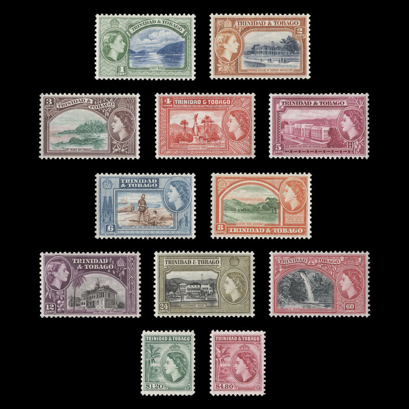 Trinidad & Tobago 1953 (MNH) Definitives. SG267-278