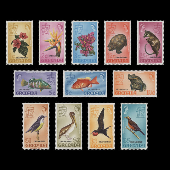 Grenadines of Grenada 1974 (MLH) Flora & Fauna Provisionals