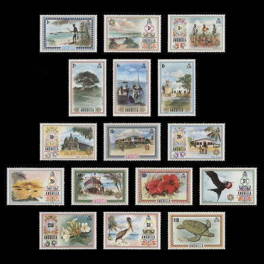 Anguilla 1972 (MNH) Definitives. SG130-144a, SC145-160