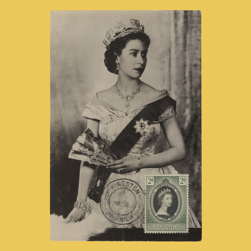 Jamaica 1953 (FDC) 2d Coronation, KINGSTON