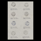 New Hebrides 1967 British and French Condominum postal cancels