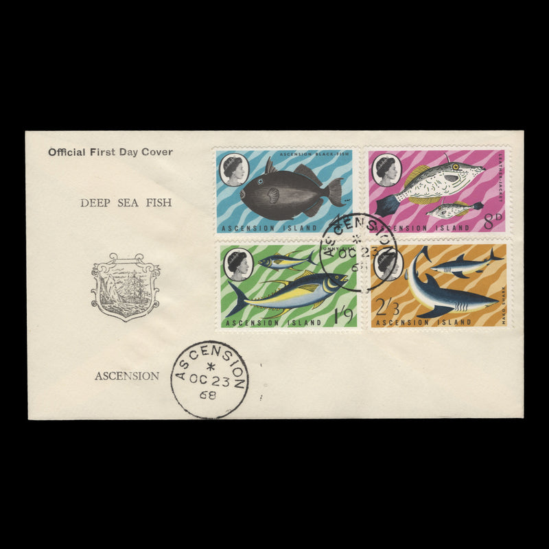 Ascension 1968 Fishes illustrated first day cover