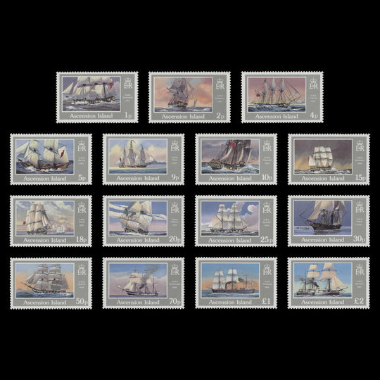 Ascension 1986 (MNH) Royal Navy Ships Definitives