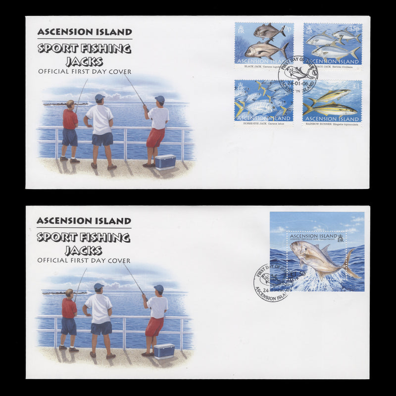 Ascension 2006 Sport Fishing, Jacks illustrated first day covers
