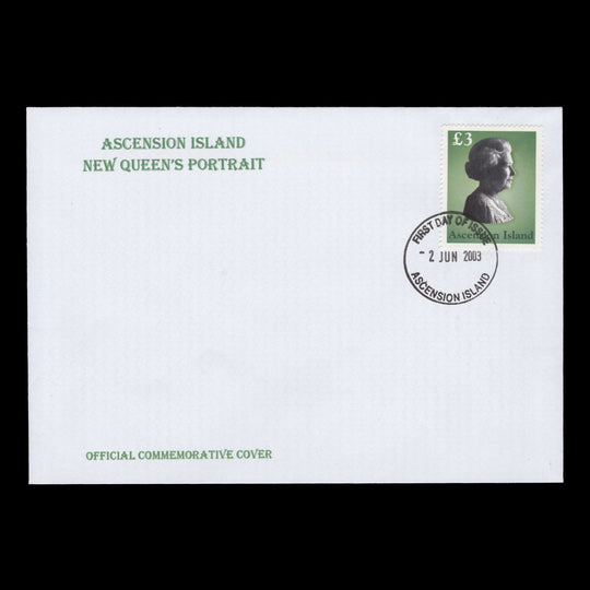 Ascension 2003 (FDC) £3 Queen Elizabeth II