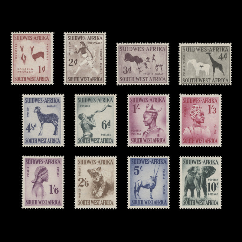 South West Africa 1954 (MNH) Wildlife Definitives