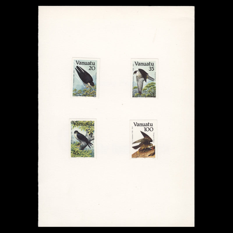 Vanuatu 1985 John Audubon Birth Bicentenary imperf proofs