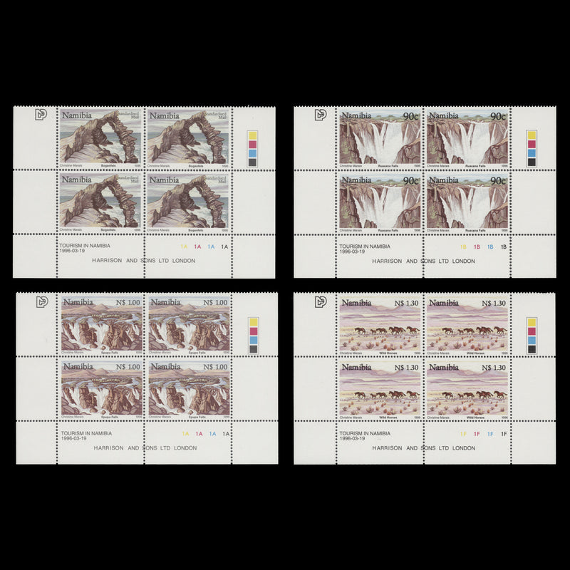 Namibia 1996 (MNH) Tourism plate blocks