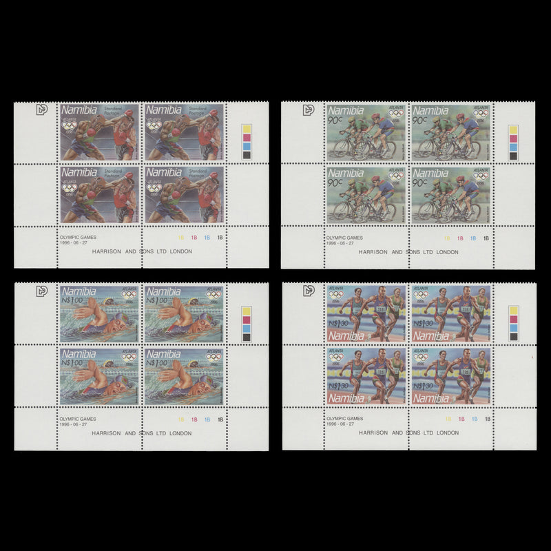 Namibia 1996 (MNH) Olympic Games, Atlanta plate blocks