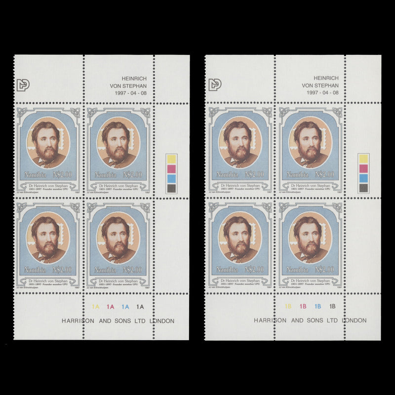 Namibia 1997 (MNH) $2 Von Stephan Death Centenary