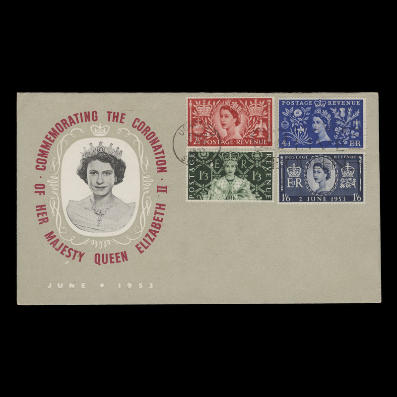 Great Britain 1953 Coronation first day cover, UCKFIELD