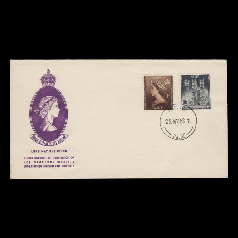 Niue 1953 Coronation first day cover