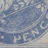 Tonga 1886 (Unused) 6d King George I, blue, type II, perf 12½ x 12½