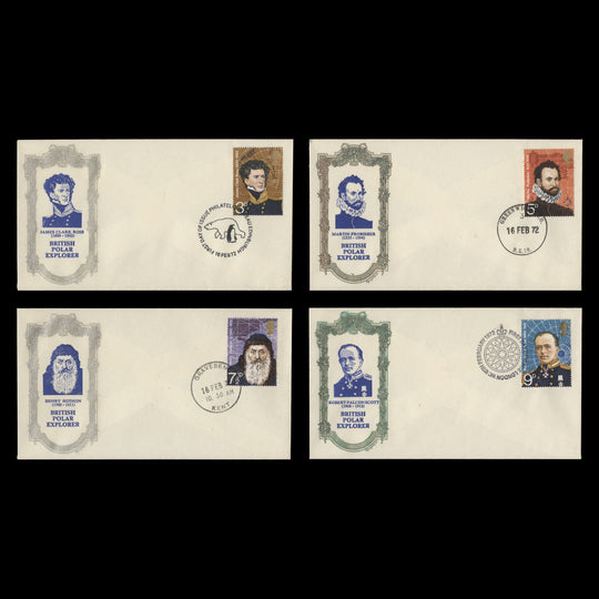 Great Britain 1972 British Polar Explorers first day covers