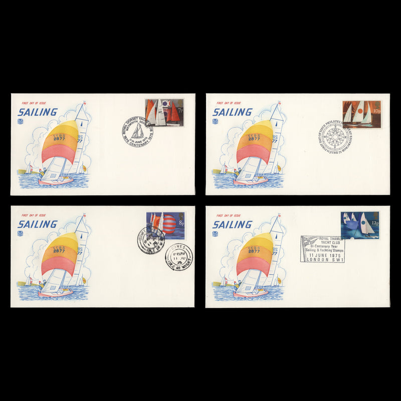 Great Britain 1975 Sailing first day covers
