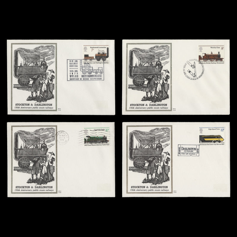 Great Britain 1975 Public Railways first day covers