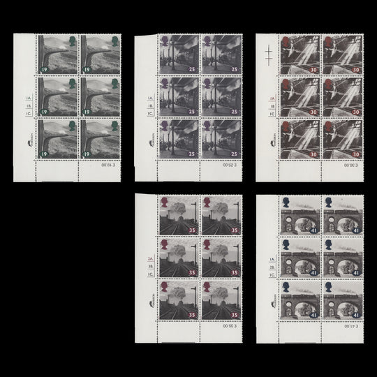 Great Britain 1994 (MNH) Age of Steam cylinder blocks