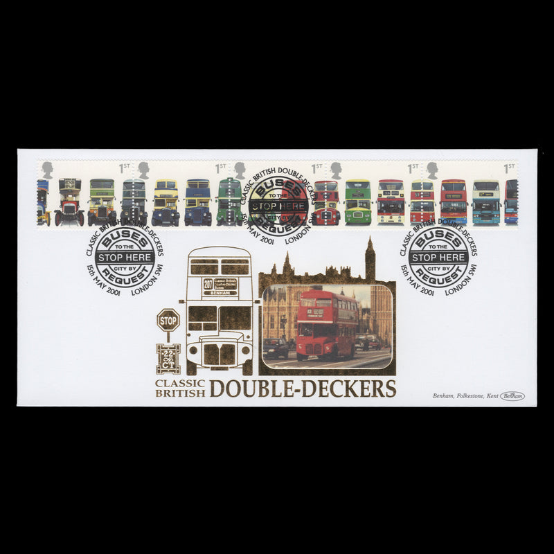 Great Britain 2001 Buses first day cover, LONDON