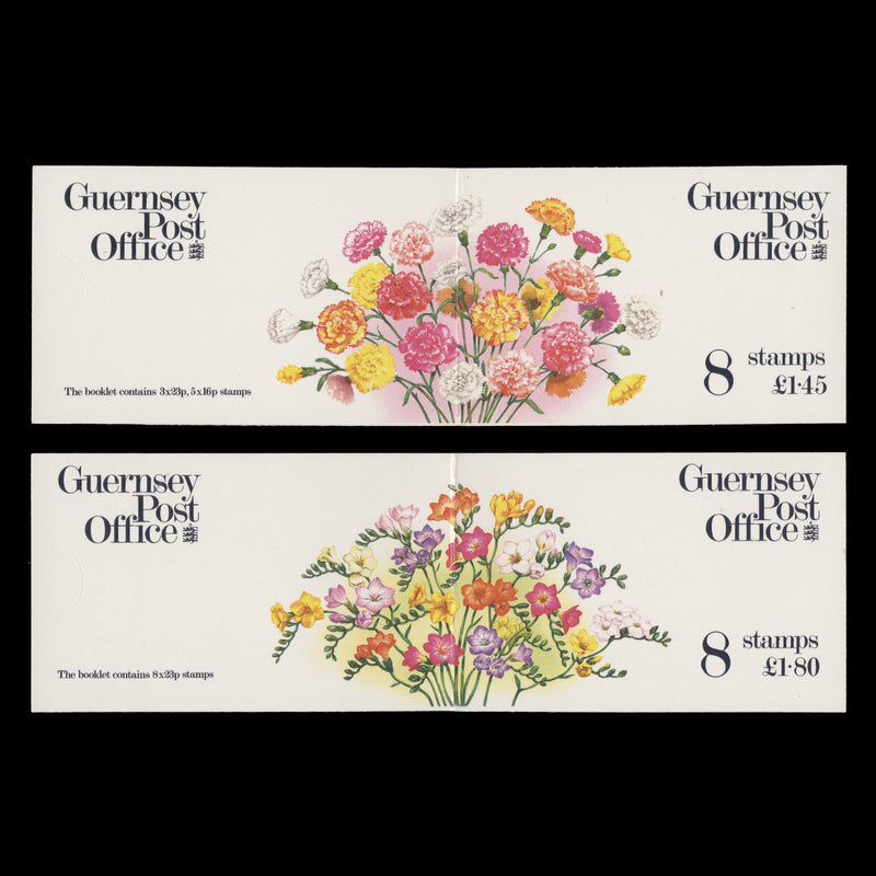 Guernsey 1992 (Booklet) Flowers Definitives