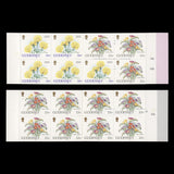 Guernsey 1992 (Booklet) Flowers Definitives