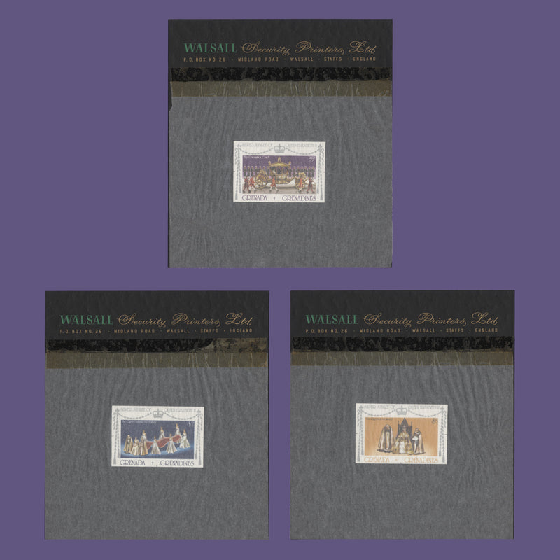 Grenadines of Grenada 1977 Silver Jubilee imperf proofs