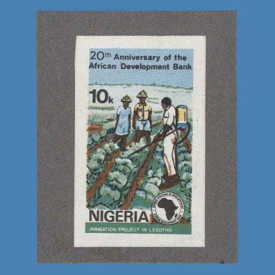 Nigeria 1984 (Proof) 10k African Development Bank Anniversary imperf single