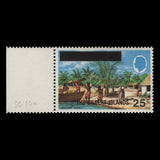 Gilbert Islands 1976 (Variety) 25c Loading Copra with double overprint