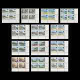 Jersey 1989 (MNH) Scenic Definitives plate 1C–1C–1C–1C blocks