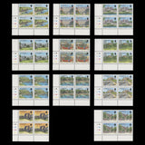 Jersey 1989 (MNH) Scenic Definitives plate 1C–1C–1C–1C blocks