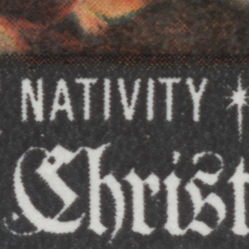 New Zealand 1969 (Variety) 2½c Christmas block with 'C' flaw, watermarked