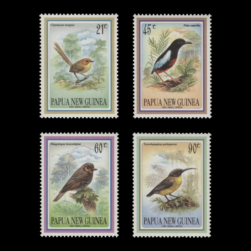 Papua New Guinea 1993 (MNH) Small Birds