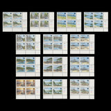 Jersey 1989 (MNH) Scenic Definitives plate 1A–1A–1A–1A blocks