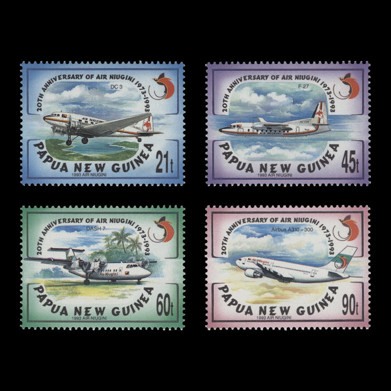 Papua New Guinea 1993 (MNH) Air Niugini Anniversary