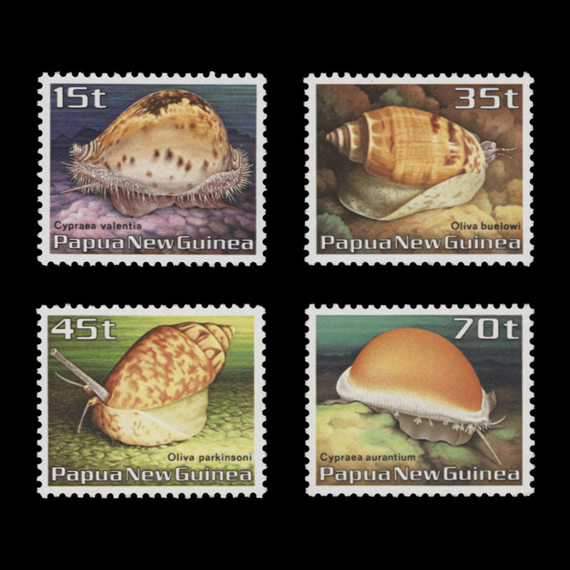 Papua New Guinea 1986 (MNH) Seashells