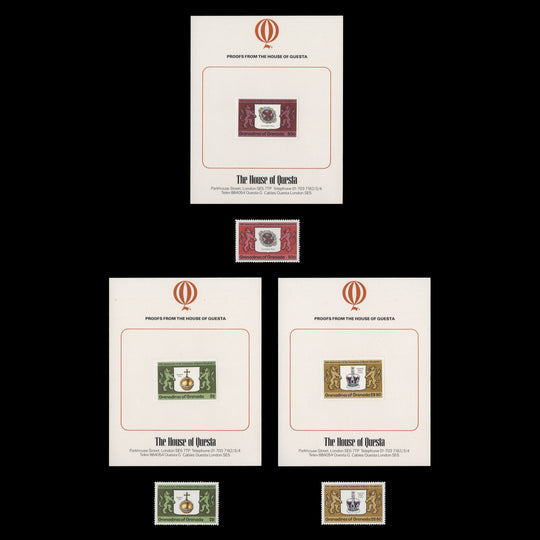 Grenadines of Grenada 1978 Coronation Anniversary imperf proofs