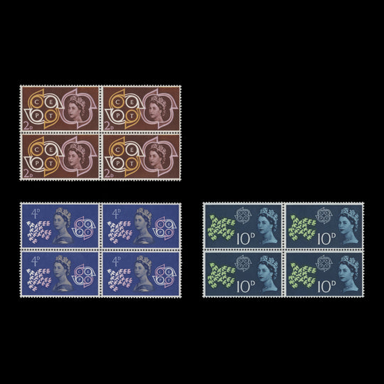 Great Britain 1961 (MNH) CEPT blocks