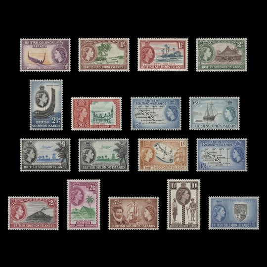 Solomon Islands 1956 (MLH) Definitives