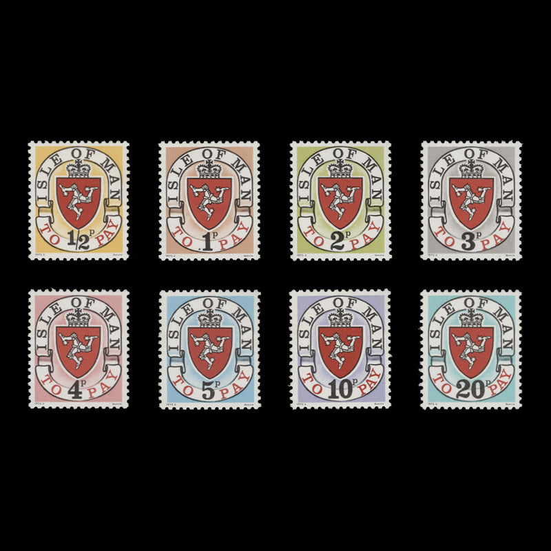 Isle of Man 1973 (MNH) Postage Dues with '1973 A' imprint