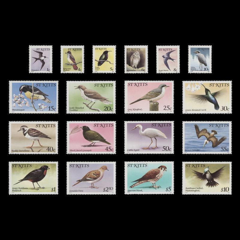 Saint Kitts 1982 (MNH) Birds definitives