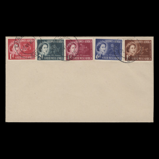 South West Africa 1953 (FDC) Coronation, OKASISE