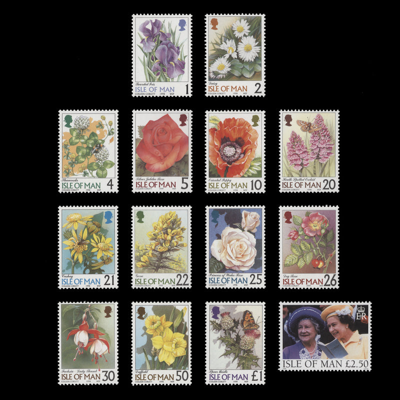 Isle of Man 1998-99 (MNH) Flowers definitives