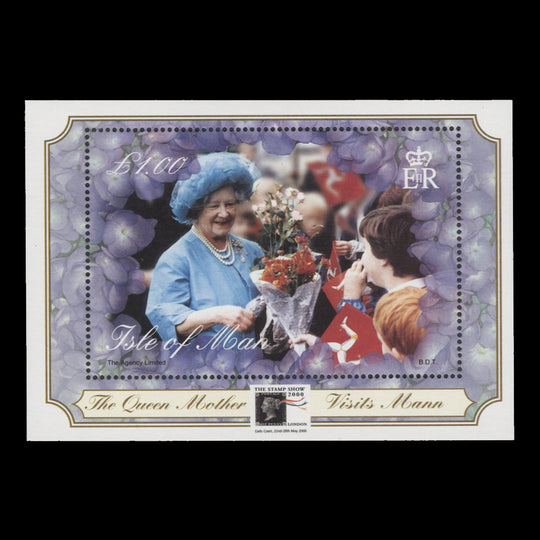 Isle of Man 2000 (MNH) Stamp Exhibition, London miniature sheet