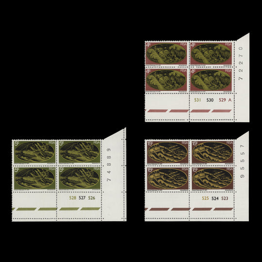 South Africa 1973 (MNH) Wolraad Woltemade Bicentenary cylinder blocks