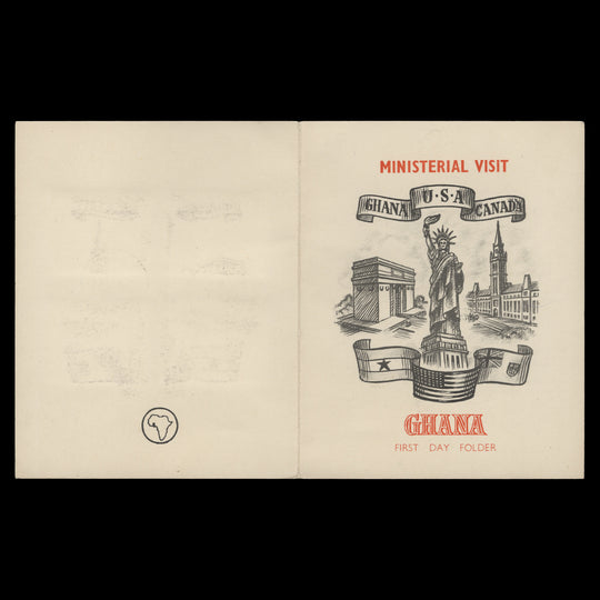 Ghana 1958 Prime Minister's Visit first day folder
