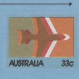 Australia 1981 33c Christmas air letter with triple black