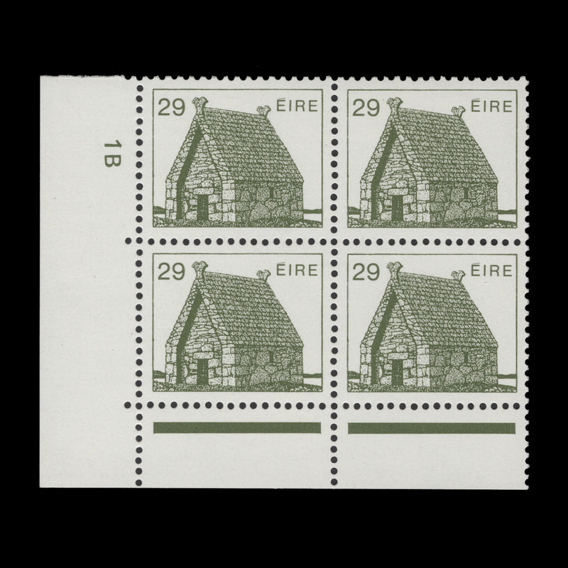 Ireland 1982 (MNH) 29p St MacDara's Church cylinder 1B block, ordinary paper