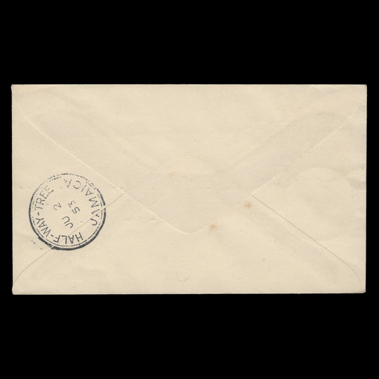 Jamaica 1953 (FDC) 2d Coronation, KINGSTON