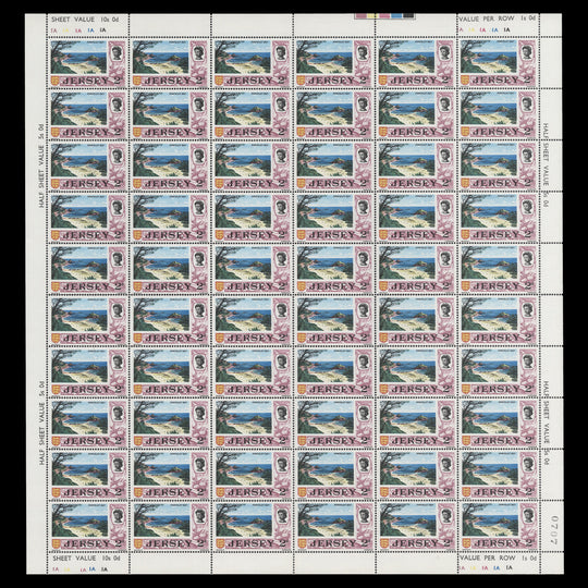 Jersey 1969 (MNH) 2d Portelet Bay sheet