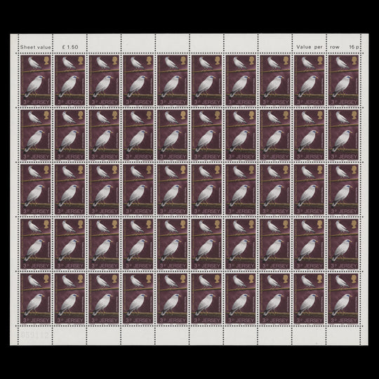 Jersey 1972 (MNH) Wildlife Preservation sheets